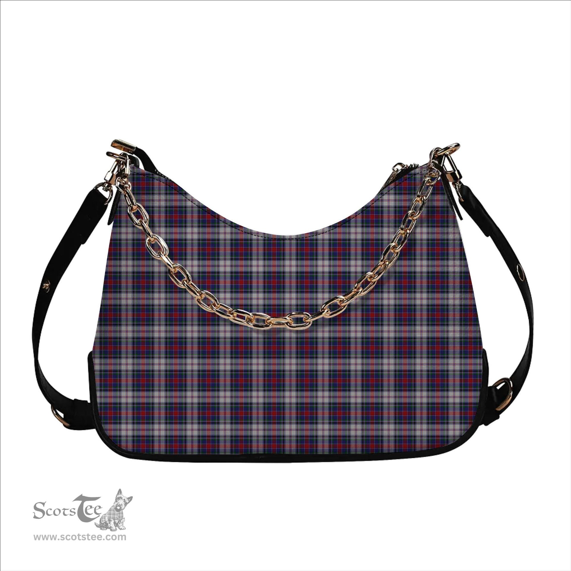 ScotsTee Shop Scottish Cooper Dress Dalgliesh 1 Tartan Handbag Women's Shoulder Bag With Chain