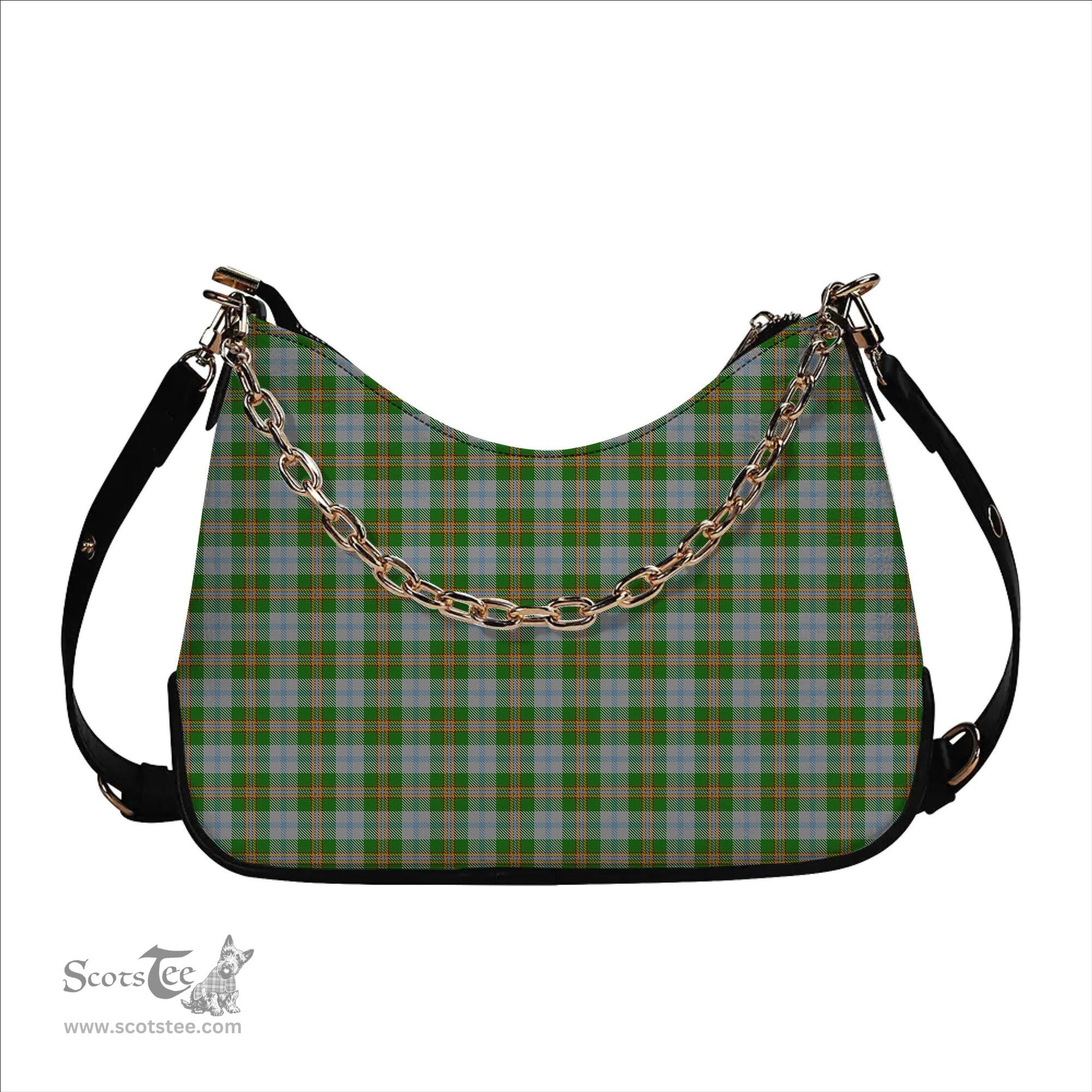 ScotsTee Shop Scottish Couper Dress Dalgleish 2 Tartan Handbag Women's Shoulder Bag With Chain