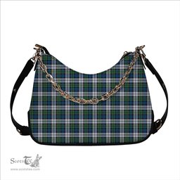 ScotsTee Shop Scottish Colquhoun Dress Ancient Tartan Handbag Women's Shoulder Bag With Chain