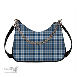 ScotsTee Shop Scottish Craig Paisley Ancient Tartan Handbag Women's Shoulder Bag With Chain