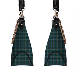 ScotsTee Shop Scottish Cockburn Modern Tartan Handbag Women's Shoulder Bag With Chain