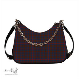 ScotsTee Shop Scottish Carnegie 3 Tartan Handbag Women's Shoulder Bag With Chain