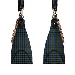 ScotsTee Shop Scottish Cameron of Erracht Ancient Tartan Handbag Women's Shoulder Bag With Chain
