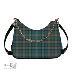 ScotsTee Shop Scottish Cochrane Hunting Ancient Tartan Handbag Women's Shoulder Bag With Chain