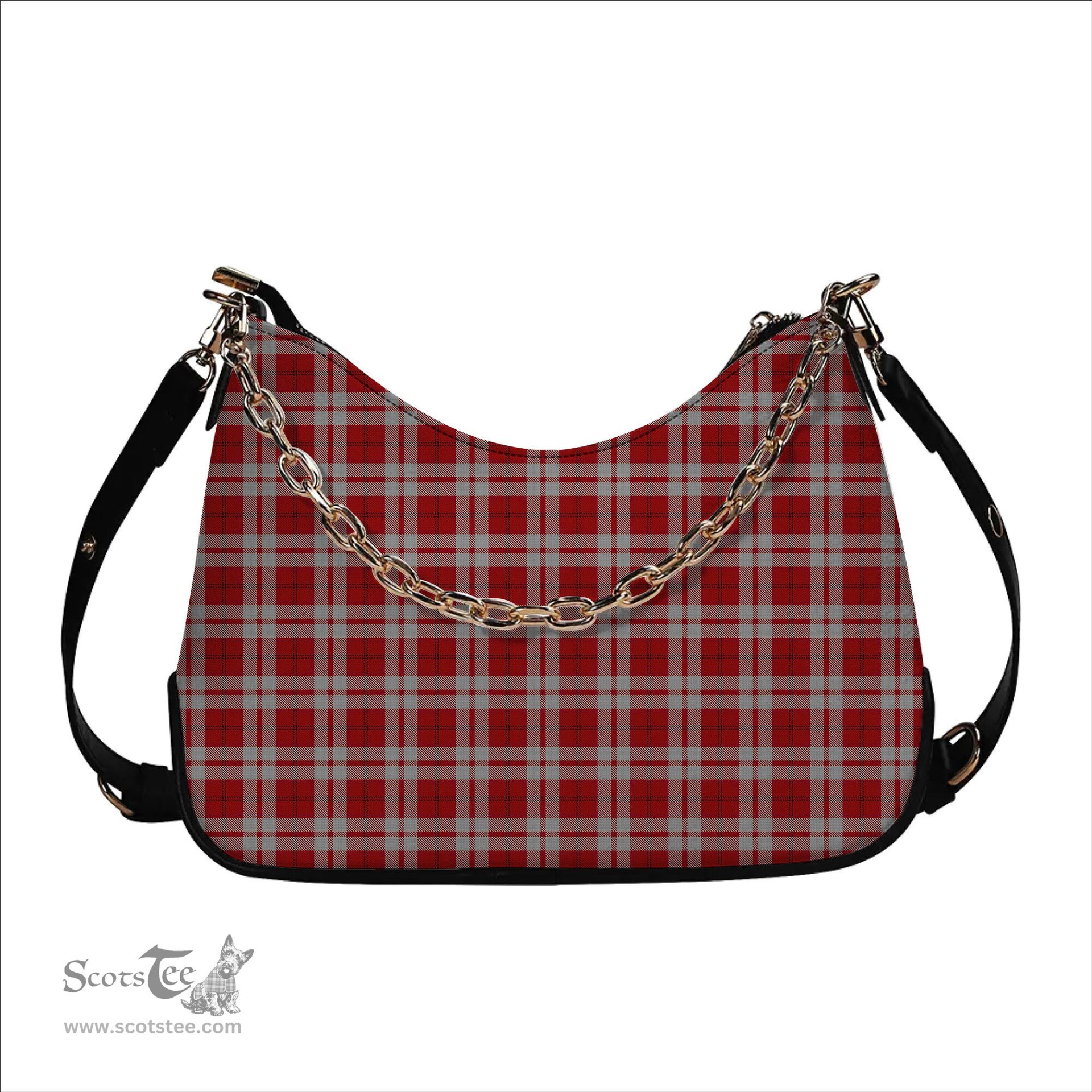 ScotsTee Shop Scottish Cameron Hose 2 Tartan Handbag Women's Shoulder Bag With Chain