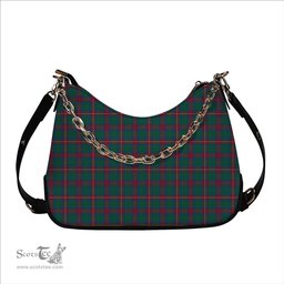 ScotsTee Shop Scottish Cairns of Finavon Ancient Tartan Handbag Women's Shoulder Bag With Chain
