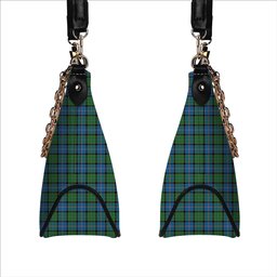 ScotsTee Shop Scottish Stirling Ancient Tartan Handbag Women's Shoulder Bag With Chain