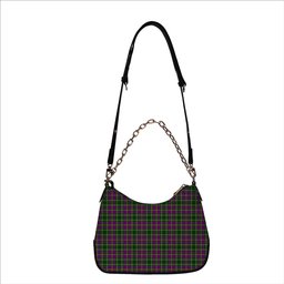 ScotsTee Shop Scottish Taylor Tartan Handbag Women's Shoulder Bag With Chain