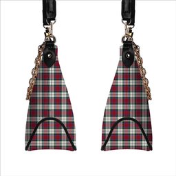 ScotsTee Shop Scottish Rose Dress Modern Tartan Handbag Women's Shoulder Bag With Chain
