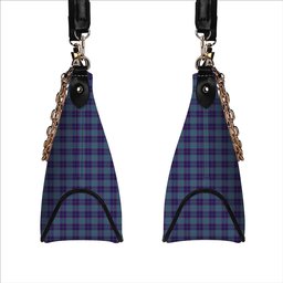 ScotsTee Shop Scottish Peacock Samantha Tartan Handbag Women's Shoulder Bag With Chain
