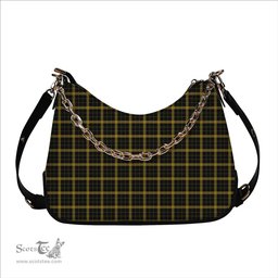 ScotsTee Shop Scottish Raeburn Tartan Handbag Women's Shoulder Bag With Chain