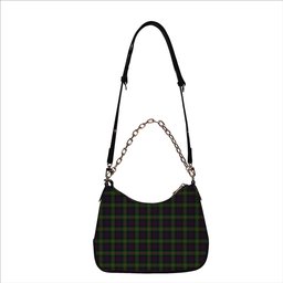 ScotsTee Shop Scottish Paget Tartan Handbag Women's Shoulder Bag With Chain