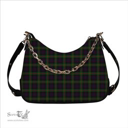ScotsTee Shop Scottish Paget Tartan Handbag Women's Shoulder Bag With Chain
