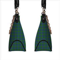 ScotsTee Shop Scottish Stirling Tartan Handbag Women's Shoulder Bag With Chain
