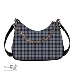 ScotsTee Shop Scottish Royal Canadian Air Force Tartan Handbag Women's Shoulder Bag With Chain