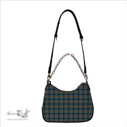 ScotsTee Shop Scottish Thompson Society Hunting Ancient Tartan Handbag Women's Shoulder Bag With Chain