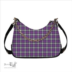 ScotsTee Shop Scottish Sinclair Dress (Dance) Ancient Clan Tartan Handbag Women's Shoulder Bag With Chain