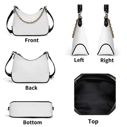 ScotsTee Shop Scottish Sinclair Hunting Modern Clan Tartan Handbag Women's Shoulder Bag With Chain