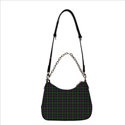 ScotsTee Shop Scottish Selkirk Original Tartan Handbag Women's Shoulder Bag With Chain