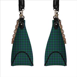 ScotsTee Shop Scottish Stewart Old Ancient Tartan Handbag Women's Shoulder Bag With Chain