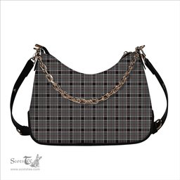 ScotsTee Shop Scottish Thompson Grey Dress Tartan Handbag Women's Shoulder Bag With Chain