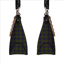 ScotsTee Shop Scottish Stewart of Appin Hunting Tartan Handbag Women's Shoulder Bag With Chain