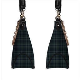 ScotsTee Shop Scottish Robertson Hunting Modern Clan Tartan Handbag Women's Shoulder Bag With Chain