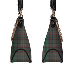 ScotsTee Shop Scottish Russell Old Ancient Tartan Handbag Women's Shoulder Bag With Chain
