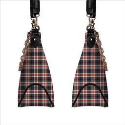 ScotsTee Shop Scottish Robertson Dress Modern Tartan Handbag Women's Shoulder Bag With Chain