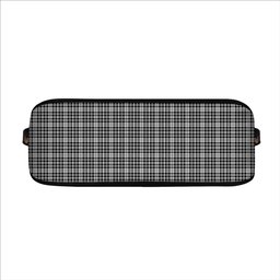 ScotsTee Shop Scottish Scott Black and White Modern Tartan Handbag Women's Shoulder Bag With Chain