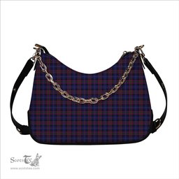 ScotsTee Shop Scottish Pride of Scotland Tartan Handbag Women's Shoulder Bag With Chain