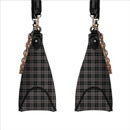 ScotsTee Shop Scottish Thompson Grey Tartan Handbag Women's Shoulder Bag With Chain