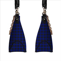 ScotsTee Shop Scottish Swan Tartan Handbag Women's Shoulder Bag With Chain