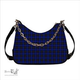 ScotsTee Shop Scottish Swan Tartan Handbag Women's Shoulder Bag With Chain