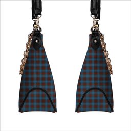 ScotsTee Shop Scottish Stewart Royal Blue Tartan Handbag Women's Shoulder Bag With Chain