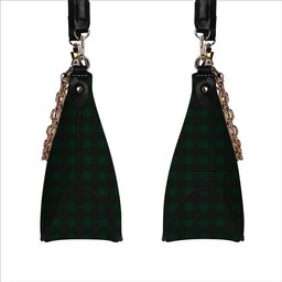 ScotsTee Shop Scottish Rob Roy Hunting Tartan Handbag Women's Shoulder Bag With Chain