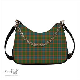 ScotsTee Shop Scottish Stevenson Old Ancient Tartan Handbag Women's Shoulder Bag With Chain