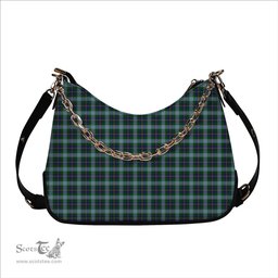 ScotsTee Shop Scottish Porteous Tartan Handbag Women's Shoulder Bag With Chain
