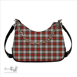 ScotsTee Shop Scottish Rose Dress Ancient Tartan Handbag Women's Shoulder Bag With Chain