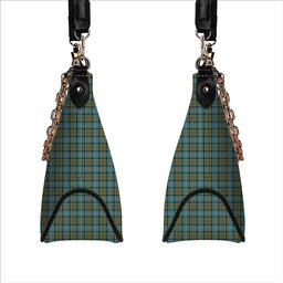 ScotsTee Shop Scottish Paisley District Tartan Handbag Women's Shoulder Bag With Chain