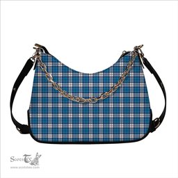 ScotsTee Shop Scottish Roberton Tartan Handbag Women's Shoulder Bag With Chain