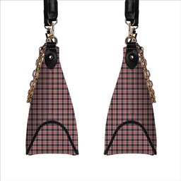 ScotsTee Shop Scottish Robertson Dress #2 Modern Tartan Handbag Women's Shoulder Bag With Chain