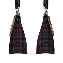ScotsTee Shop Scottish Robertson of Struan Modern Tartan Handbag Women's Shoulder Bag With Chain