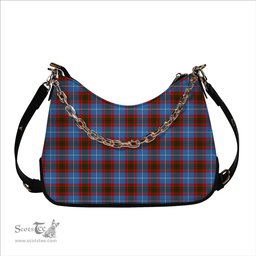 ScotsTee Shop Scottish Pentland Tartan Handbag Women's Shoulder Bag With Chain