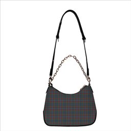 ScotsTee Shop Scottish Russell Old Modern Tartan Handbag Women's Shoulder Bag With Chain