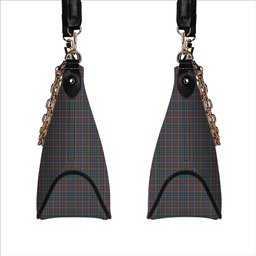 ScotsTee Shop Scottish Russell Old Modern Tartan Handbag Women's Shoulder Bag With Chain