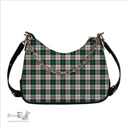ScotsTee Shop Scottish Ross Arisaid Modern Tartan Handbag Women's Shoulder Bag With Chain