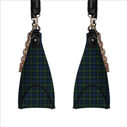 ScotsTee Shop Scottish Stevenson Hunting Tartan Handbag Women's Shoulder Bag With Chain