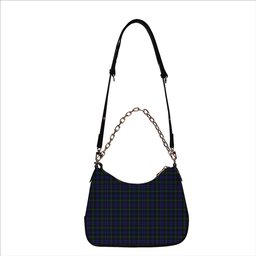 ScotsTee Shop Scottish Sempill Tartan Handbag Women's Shoulder Bag With Chain