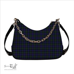 ScotsTee Shop Scottish Sempill Tartan Handbag Women's Shoulder Bag With Chain